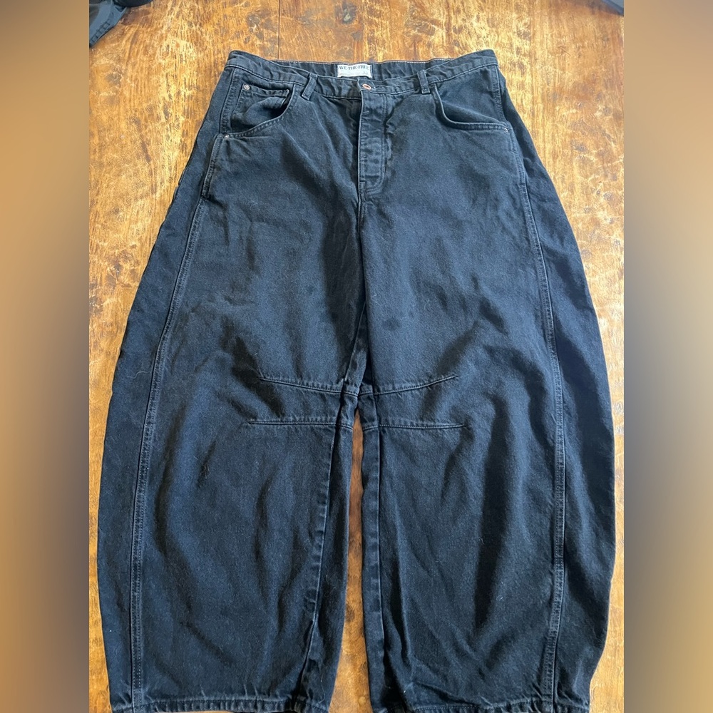 Free People Good Luck Midrise Barrel Jeans